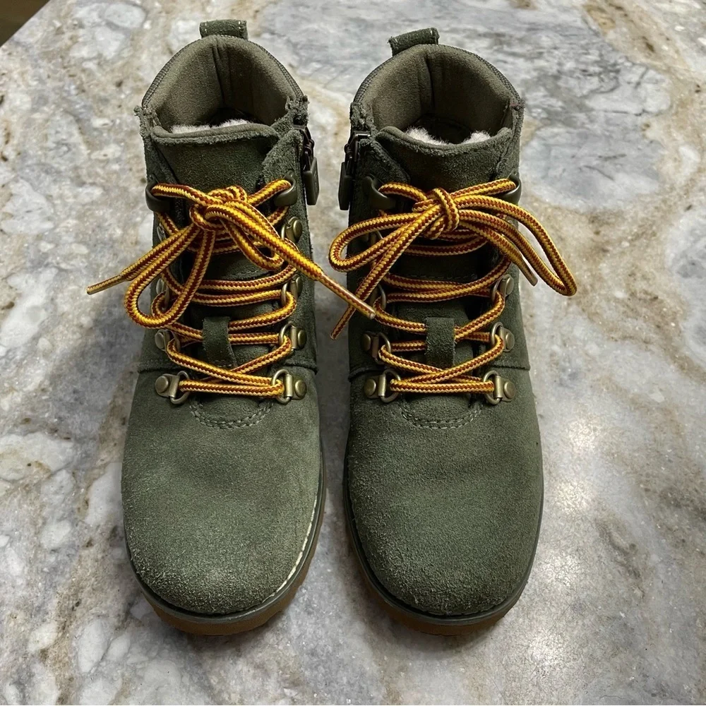 Kids' UGG K Hilmar CWR Olive 1094479K Waterproof Boots Toddlers Size 12